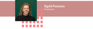 Freelancer Sigrid werkt via SchaalX